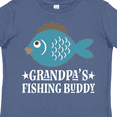 thumbnail image 4 of Inktastic Grandpa's Fishing Buddy Little Fisher Boys or Girls Toddler T-Shirt, 4 of 5