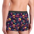 thumbnail image 3 of KLL Skull mushroom Men's Cotton Boxer Briefs Underwear-Small, 3 of 8