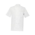 thumbnail image 4 of FRCOLOR  Chef Coat Breathable Jacket Short Sleeve Kitchen Apron Men and Women White, 4 of 7