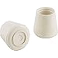 thumbnail image 2 of Shepherd Hardware 3212 3/4-Inch White Rubber Leg Tip, 40-Pack, 2 of 3