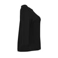 thumbnail image 4 of Playera George para Mujer, Escote Redondo, Manga 3/4 Negro Talla M, 4 of 4