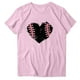 thumbnail image 1 of Blusas de Manga Corta para las Mujeres Divertido Impreso Cuello Redondo Tee, Vintage Humor Gráfico Blusas de Primavera para las Mujeres, 1 of 3