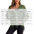 thumbnail image 3 of Fewfanhot Sweaters for Women Oversized Long Sleeve V Neck Ripped Cozy Warm Knitted Winter Pullover Sweaters, 3 of 8