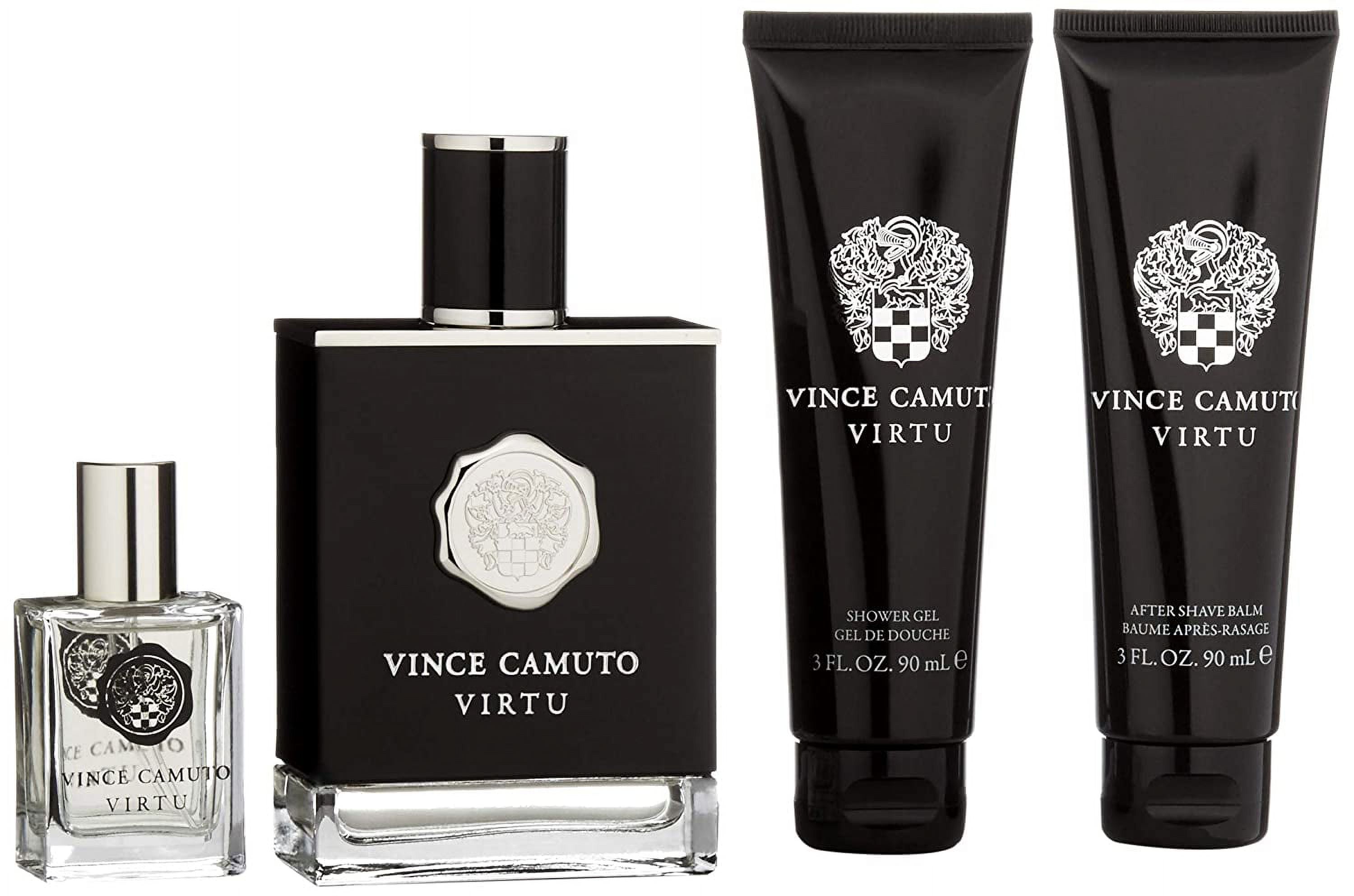Vince Camuto Virtu Men 4 Piece Gift Set - 3.4 Oz Eau De Toilette Spray By Vince  Camuto 