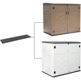 thumbnail image 4 of ADDOK 1 Piece Metal Laminate Shelf Easy Installed, Durable Shelving Board for Storage Shed Unit (51”x13”x1”), 4 of 7