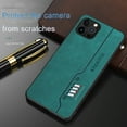 thumbnail image 1 of TONDAR Fashion Leather Texture Shockproof Case Ultra Light Back Cover for iPhone 13 Pro Max (Green), 1 of 8