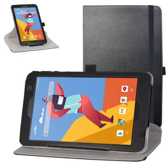 Labanema 8" VANKYO MatrixPad S8 Tablet Case, 360 Degree Rotary Stand 8" VANKYO MatrixPad S8 Tablet Cover, Anti Scratch Waterproof Protective Case for 8" VANKYO MatrixPad S8 Tablet (Black)