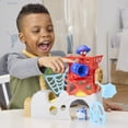 thumbnail image 5 of Marvel Spidey and His Amazing Friends Toys Water-Webs Spidey Island Playset with Spider-Man and Jeff The Landshark Figures, Kids Ages 3 and up, 5 of 13