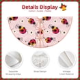 thumbnail image 3 of Sikiie Ladybugs And Flower Christmas Tree Skirt, Christmas Tree Decorations, Christmas Decor, Tree Mat Decoration(30-48IN)-36", 3 of 6
