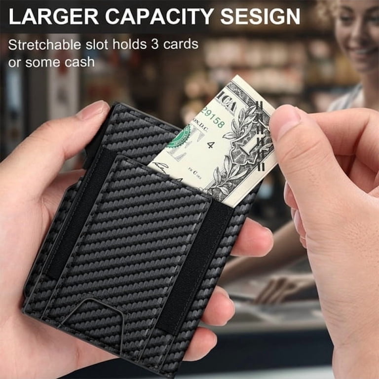 Slim Carbon Fiber Bifold Wallet, RFID Blocking photo 6