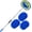 Blue, variant on Car Wash Brush with Long Handle - 62" Car Wash Kit with Chenille Microfiber Cleaning Brush, Car Washing Mop with 3 Replacement Mitts, Scratch-Free Scrub Washer Wand for Vehicles, RV, Truck Green