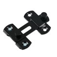 thumbnail image 2 of Cerradura de puerta de acero inoxidable en ángulo recto de 90 grados para vallas de madera, puertas y ventanas, puertas correderas (grandes negras) 2 juegos Zefei Wu  9024735025375, 2 of 4