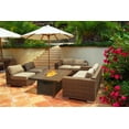 thumbnail image 2 of Bluegrass Living Gn1q121s 52" Wide 50,000 BTU Free Standing Liquid Propane Square Fire Pit, 2 of 5
