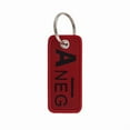 thumbnail image 4 of Blood Type Embroidered Keychain Pendant Fashionable Accessory for Bags and Backpacks Handmade Student Key Decoration, 4 of 11
