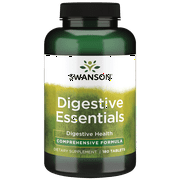 Swanson Digestive Essentials - Promotes Digestive Health Support - Aids Healthy Digestion of Carbs, Proteins, and Fats - (180 Tablets)