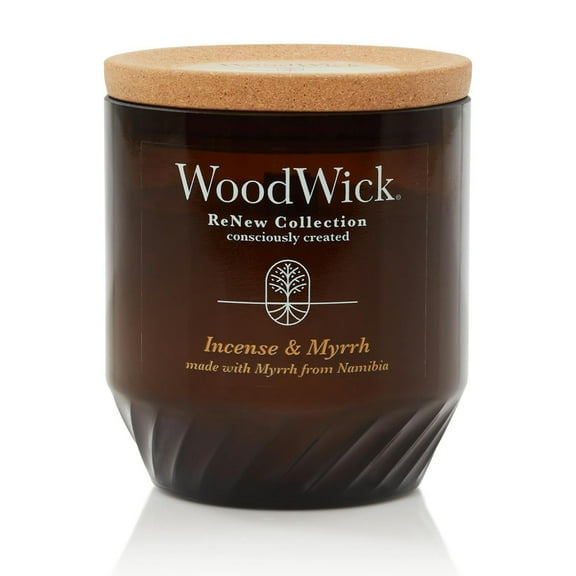 WoodWick® ReNew Medium Candle, Incense & Myrrh, 6 oz.