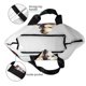thumbnail image 4 of Balery Flower Cat Couple Bolsa Tote Estilo Estético con Cremalleras, Bolsa de Hombro, Bolsa de Compras Grande y Plegable, 4 of 8