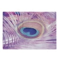 thumbnail image 1 of Feather Cutting Board, Bohemian Themed Close up Feather Photo of Color Peacock Bird Plume, Decorative Tempered Glass Cutting and Serving Board, in 3 Sizes, by Ambesonne, 1 of 2