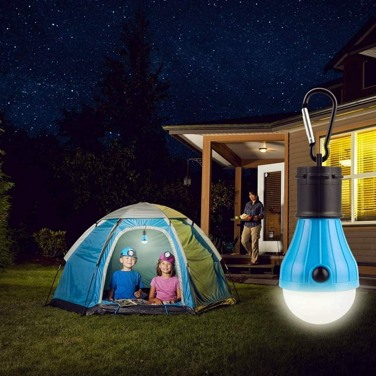 LED Tent Lights Lamp Portable Camping Light Bulbs Lantern Battery Powered  for Hurricane Emergency Backpacking Hiking Outdoor and Indoor, Outage