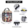thumbnail image 5 of Kowoue Bluey Pattern Portable Insulated Lunch Bag - Leak-Proof, Compact, and Stylish Cooler Bag - Detachable Handle & Side Mesh Pocket, 5 of 8