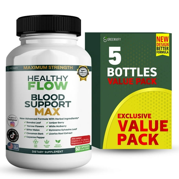 GreenVify Healthy Flow Blood Support Max