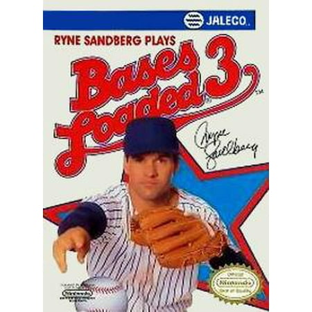 Bases Loaded III- Nintendo NES (Refurbished)
