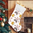 thumbnail image 5 of GZHJMY Christmas Stocking, Personalized Christmas Tree Large Candy Stocking Hanging Gift, Xmas Stockings Decoration 1 PCS for Family Holiday Party Ornaments Decor Fireplace, 5 of 7