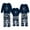 Blue, variant on GRNSHTS Family Pajama Christmas Matching Set Christmas Theme Printed Sleepwear Long Sleeve Top and Pants for Mom Dad Kids (Blue,Dad/L)