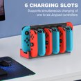 thumbnail image 4 of Cargador controlador para NS Joy-Con base carga interruptor () y rojo, 4 of 9