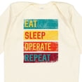 thumbnail image 4 of Inktastic Surgeon Surgical Nurse Eat Sleep Operate Repeat Boys or Girls Long Sleeve Baby Bodysuit, 4 of 5