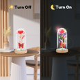 thumbnail image 3 of Rosa de cristal Otlonpe Timeless Elegance LED Wood Red, 3 of 8