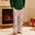 thumbnail image 7 of Men's Christmas Pajama Straight Vacation Pj Pants for Couple Xmas Holiday Casual Jammies Sleepwear, 7 of 7