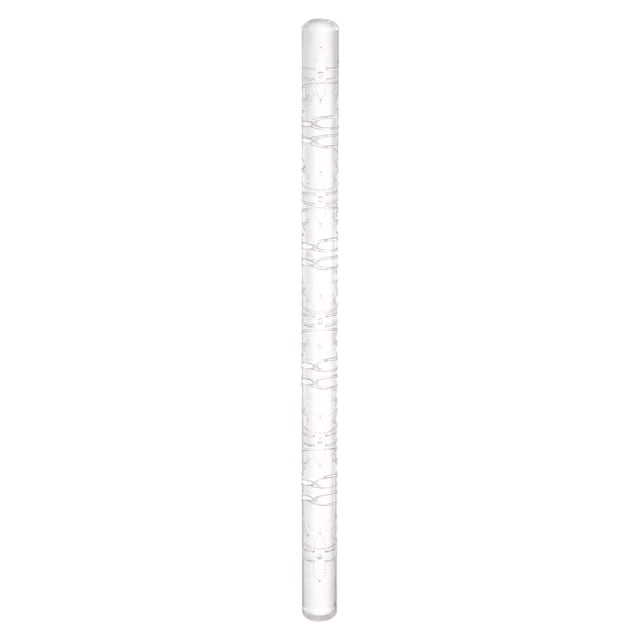 Rodillo acrílico Unique Bargains 6.3 Pulgadas Romano 3D Patrón Antiadherente Fondant Relieve Arcilla Texturizado para Hornear Galleta Repostería