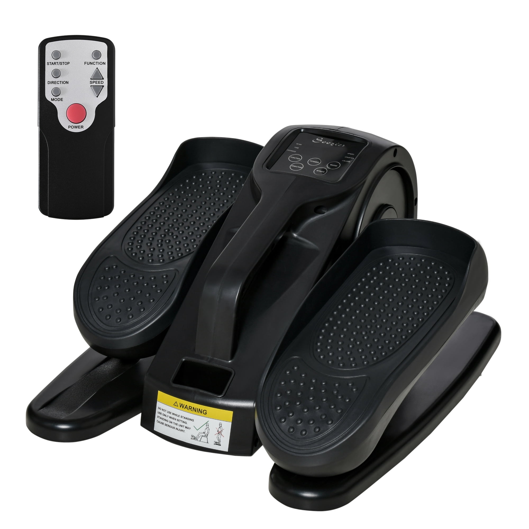 Under Desk Elliptical, Mini Bike Exerciser - Remote, LCD Display, Adjustable Speed, Compact Rehab Machine for Home & Office Use