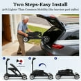thumbnail image 3 of STACOO 4 Wheel Mobility Scooter for Seniors & Adults, 400lbs Capacity, Foldable Electric Powered Scooter, 25+ Mile Long Range , with 2 Removable Lithium Batteries, 3 of 8