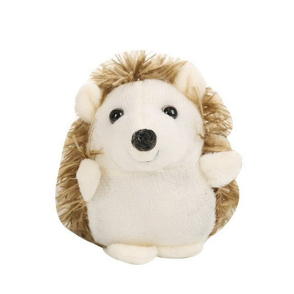 Cute Hedgehog Plush Keychain, 3.9in Mini Stuffed Animal Pendant, Soft Plushie Bag Charm, Small Animal Toy For Backpack Hanging Decoration, 2 Piece Set