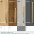 thumbnail image 4 of Amerock Faircrest 10-1/16 inch (256mm) Center-to-Center Champagne Bronze Cabinet Pull, 4 of 7