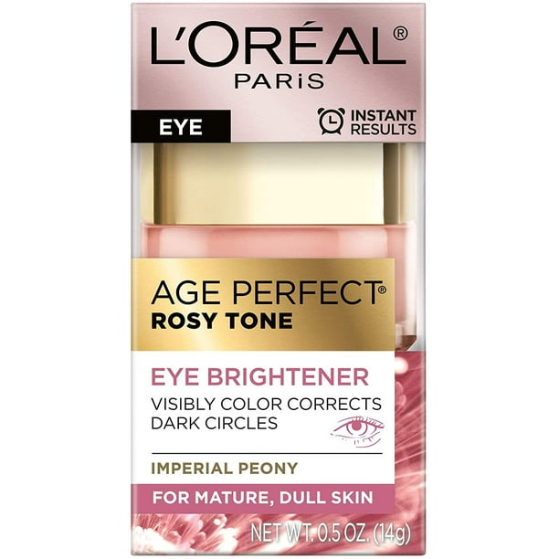 2 Pack L'Oreal Paris Eye Cream, L'Oreal Paris Rosy Tone AntiAging Eye Cream Moisturizer 0.5