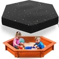 thumbnail image 1 of Funda para arenero para niños, cubierta para arenero, arenero con tapa, para niños de tela Oxford 210d, jardín informal al aire libre, impermeable, resistente al frío (230x200cm), 1 of 5