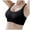 Black, variant on Wdgfv Bras for Women Comfort Seamless Bra, Cross Back Adjustable Bralette Bra, Wireless Everyday Bras for Women A-C Cup Beige XXXXXL
