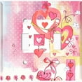 thumbnail image 2 of Metal Light Switch Wall Plate Outlet Cover (Love Ornament Heart Balloons Pink - Double Toggle), 2 of 2
