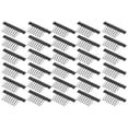 thumbnail image 4 of Hairpiece  Comb Clips, Stainless Steel  Comb Clips Functional Stable With 30pcs For Woman For Barber Shop Black,Coffee,Beige, 4 of 8