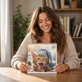 thumbnail image 6 of Luckky 2027 Cute Sleepy Cats Spiral Bound Desk Calendar,7.87 Inch Monthly Photo Wall Calendar,Adorable Kitten Pattern Schedule Planner,Decorative Monthly Organizer for Home Office Bedroom, 6 of 7