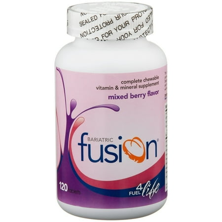 Bariatric Fusion - Complete Chewable Multivitamin and Mineral Supplement - Mixed Berry - 120
