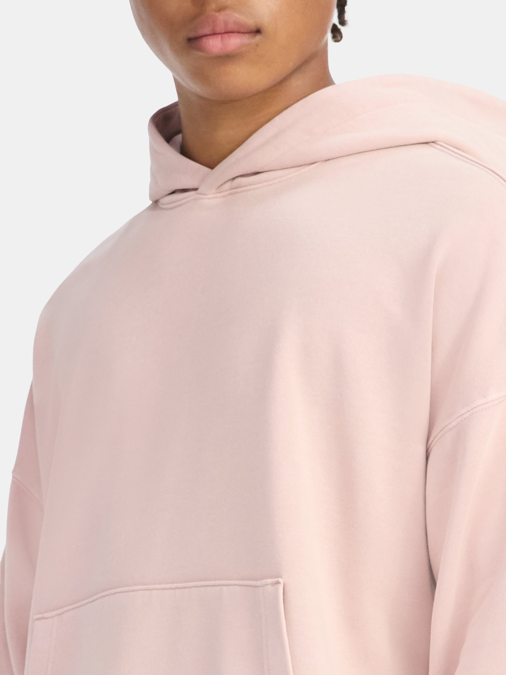 No Boundaries Boxy Fit Cropped Sweatshirt Hoodie, Men's & Big Men's