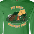 thumbnail image 4 of Inktastic Camping Hedgehog-My First Camping Trip Long Sleeve T-Shirt, 4 of 5