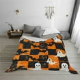 thumbnail image 5 of Halloween Throw Blankets Super Soft Blanket Halloween Bat Pumpkin Cozy Blanket for Bedroom and Living Room 50"X40", 5 of 6