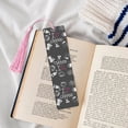 thumbnail image 4 of Kdxio I Love Coffee Print Metal Tassel Bookmarks,Perfect Gift for Art Lovers and Bookworms Metal Bookmarks for Women, 4 of 8