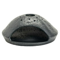 CarpNettore Ceramic Incense Burner Palo Santo Holder Meditation Housewarming Cone Burner Yoga Decors Aroma Sage Stand Tabletop Fragrance Black