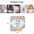 thumbnail image 5 of Mother's Day Cloth Napkins, Watercolor Hydrangea Flowers Leaves Spring Washable and Reusable Dinner Napkins Set of 2, Table Napkin for Kitchen Party Birthday Wedding Hotel Housewarming 20"x20", 5 of 9